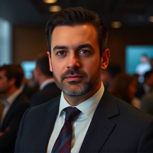 Foto de João Pereira em um evento corporativo