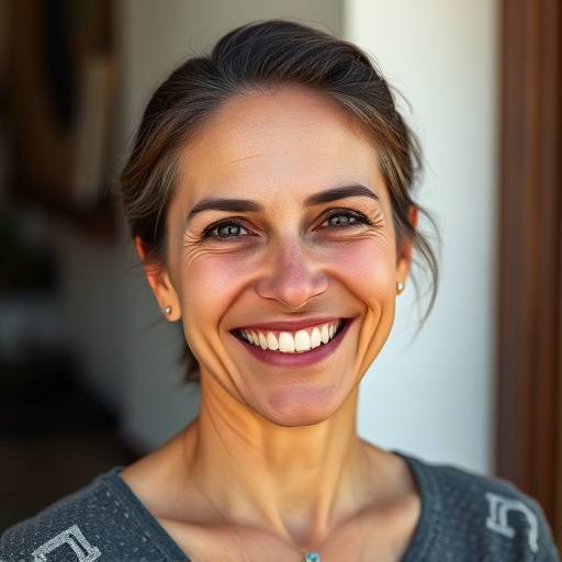 Foto de Maria Silva sorrindo