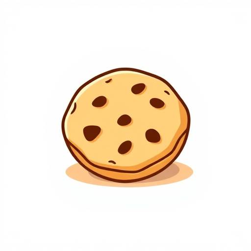 Ícone de um cookie estilizado